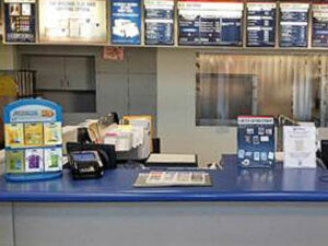 An example of a clean workspace in a Premier Post Office