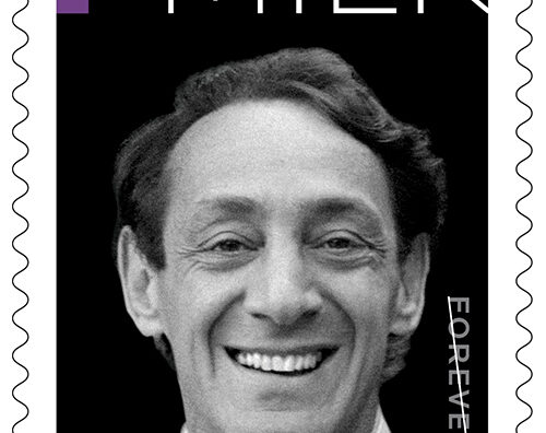 The Postal Service dedicated a stamp in 2014 to honor Harvey Milk, one of the nation’s first openly gay elected officials.