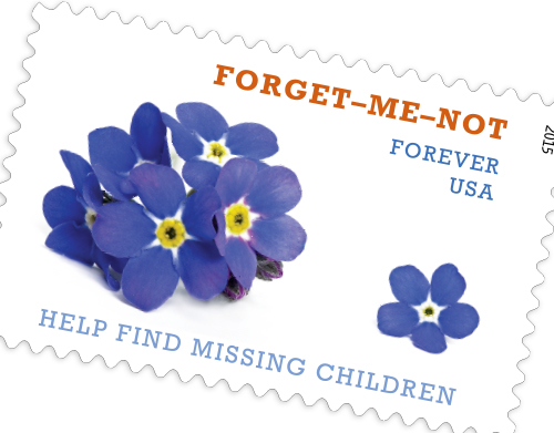 The Missing Children stamp was issued May 18.