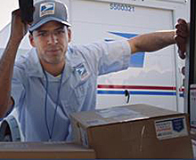 Middlesex, NJ, Letter Carrier Victor Gomez is featured in the Postal Service’s new TV commercial.