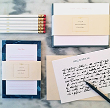 New York-based Regas provides the stationery at the Hotel Hugo. Photo: The New York Times