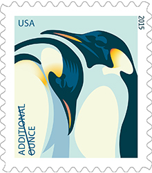 The Penguins additional ounce stamp