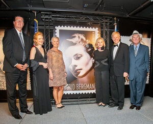 Guests at stamp ceremony