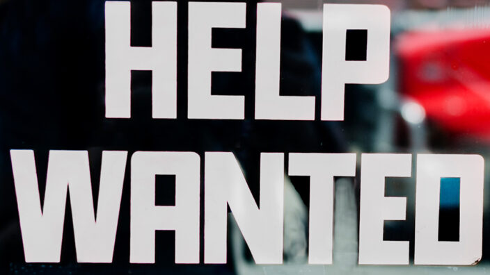 Help wanted sign