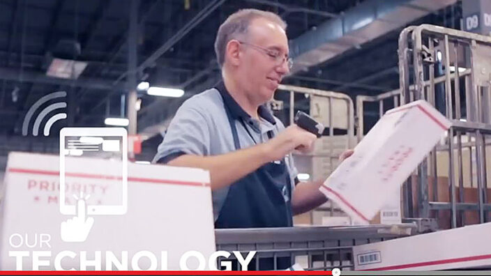 A new Postal Service video shows how employees help keep packages moving throughout the busy holiday shipping season.