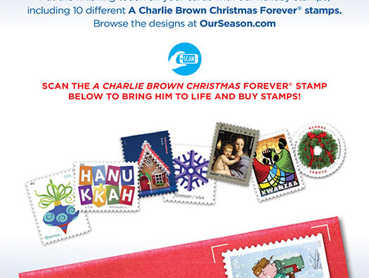 A new direct mailpiece offers an overview of USPS holiday-themed products and services.