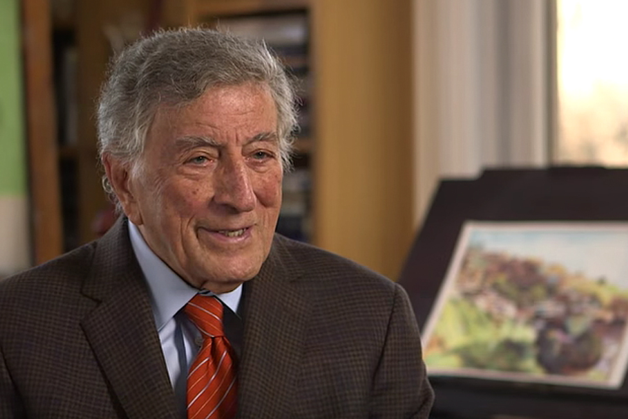 Tony Bennett appears in a USPS video tribute to Sarah Vaughan.