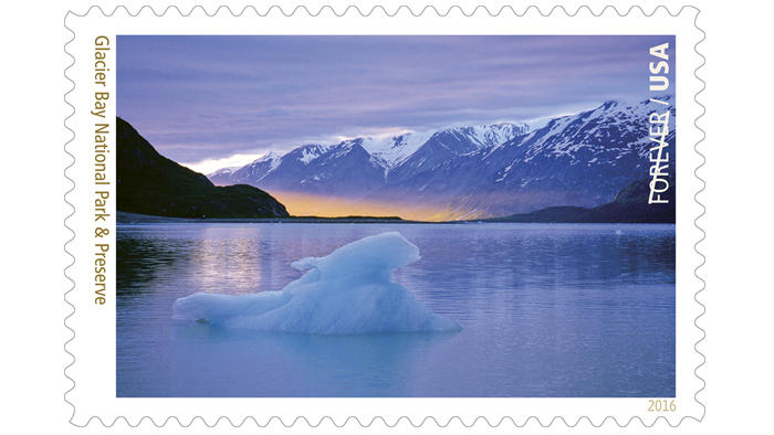 The Glacier Bay National Park and Preserve stamp