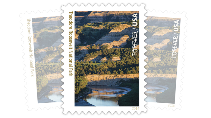 The Theodore Roosevelt National Park stamp