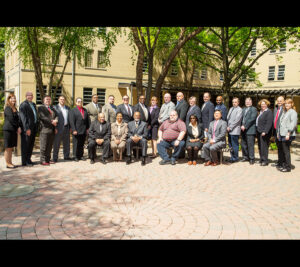 USPS leaders and CISO Academy graduates gather May 19 at the Bolger Center in Potomac, MD.