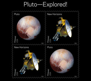 The Pluto Explored! stamps