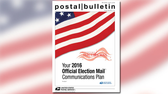 The latest edition of the Postal Bulletin.