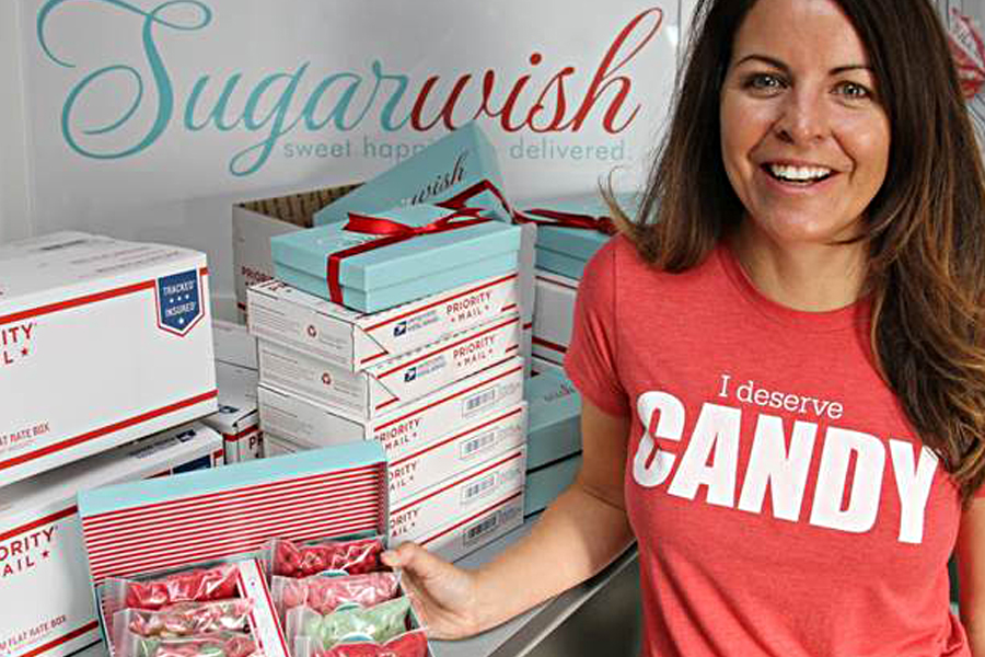 Sugarwish co-founder Elisabeth Vezzani relies on USPS to ship the company’s products.