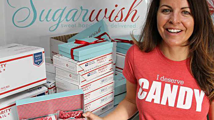 Sugarwish co-founder Elisabeth Vezzani relies on USPS to ship the company’s products.