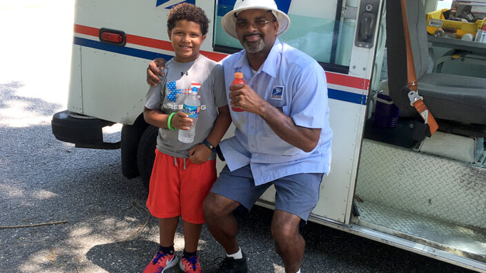 Carmine McDaniel wanted to help his letter carrier recently when the heat index in Newport News, VA, zoomed past 105 degrees.