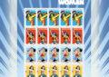 The Wonder Woman stamp sheet