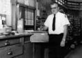 Donald Holmquist, the Hisndale, NH, Post Office’s officer in charge, circa 1981