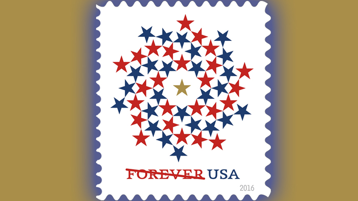 The Patriotic Spiral stamp