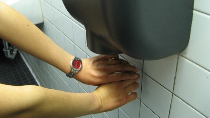 The Rapid City, SD, Post Office is saving money and promoting sustainability by using an electric hand dryer like this one.