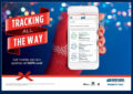 The Postal Service’s mobile delivery updates are showcased in this promotional piece.