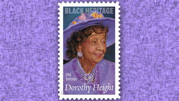 The 40th stamp in the Black Heritage series will honor Dorothy Height (1912-2010), one of the most influential civil rights leaders of the 20th century.