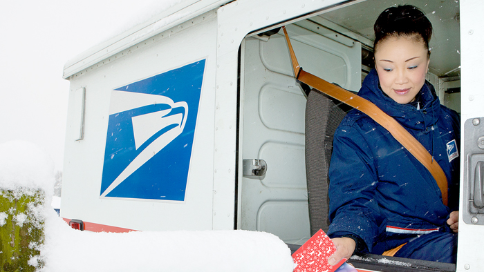 USPS is inviting employees to share their seasonal sentiments on postcards this holiday season.