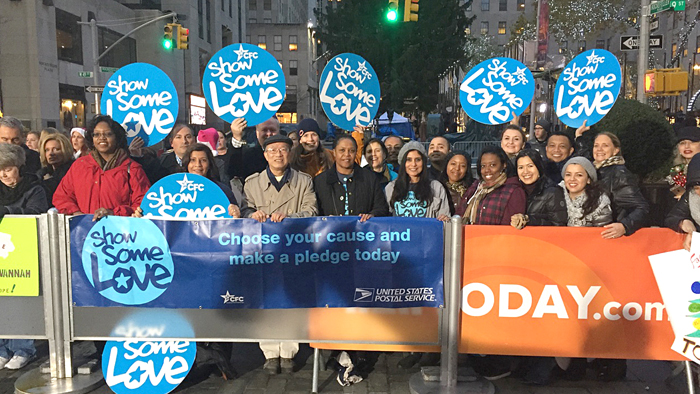 Triboro and New York District employees joined other federal employees to promote the Combined Federal Campaign on the “Today” morning show this week.