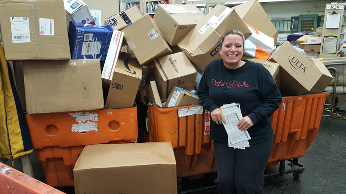 Boiling Springs, SC, Rural Carrier Nikki Parker is helping USPS deliver an estimated 750 million packages this holiday season.