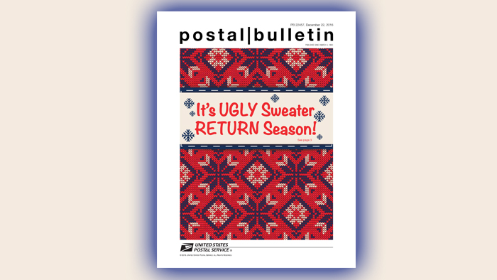 The Postal Bulletin’s Dec. 22 cover