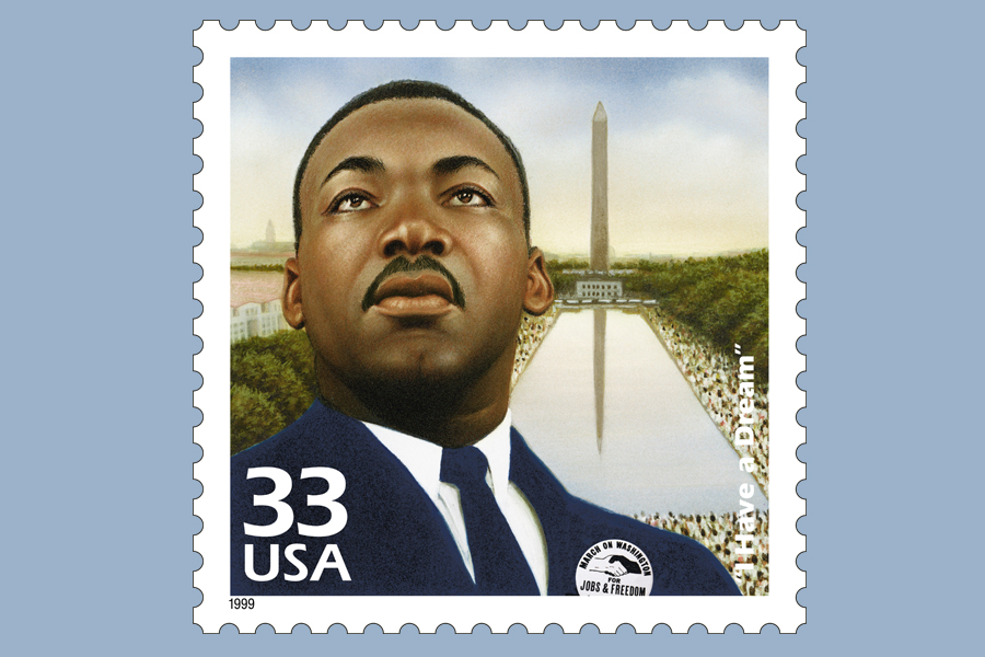 1999 MLK Jr. stamp