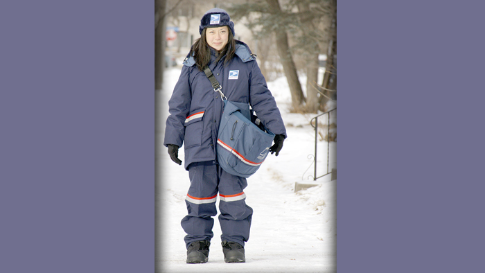 USPS employees who work outside should layer up, protect their extremities and stay dry during the winter months.