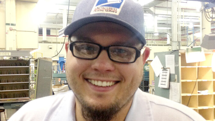 USPS employee Zachary Paremske