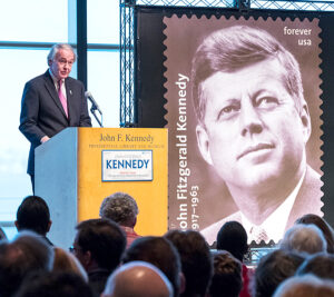 JFK stamp dedication