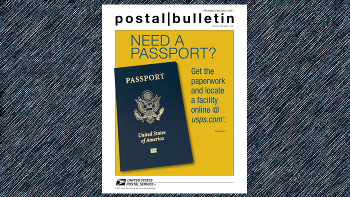 Cover of Feb. 2 Postal Bulletin