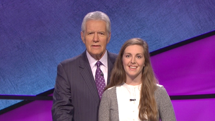 Alex Trebek and USPS employee