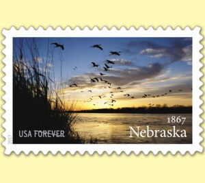 Nebraska Statehood stamp