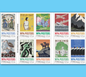 WPA Posters stamps