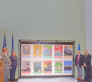 Stamp unveiling