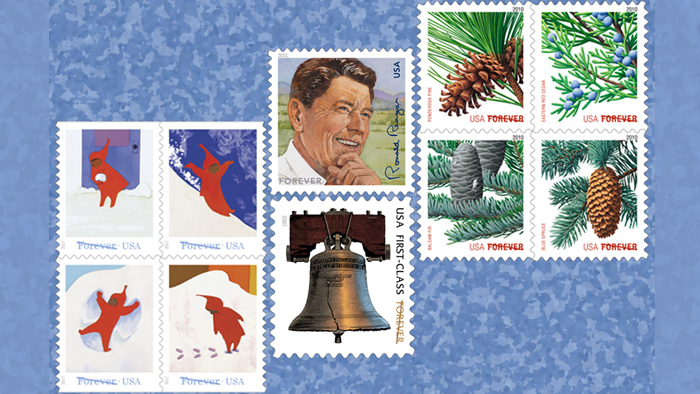 Various Forever stamps