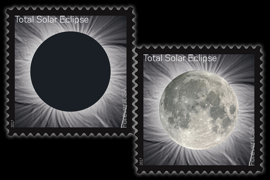 The Total Eclipse of the Sun stamp