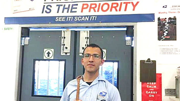 Chino, CA, City Carrier Assistant Daniel Ochoa