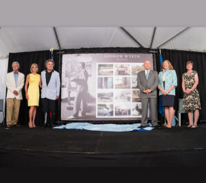 Andrew Wyeth stamp unveiling