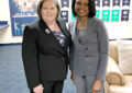 Postmaster General Megan Brennan and Condoleezza Rice