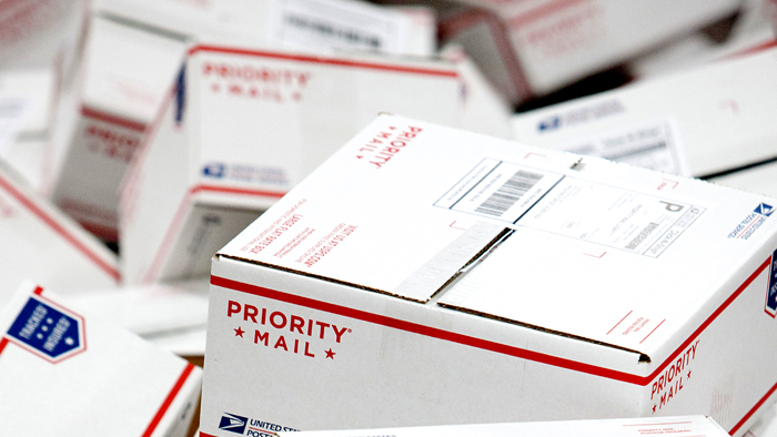 Photo of Priority Mail boxes