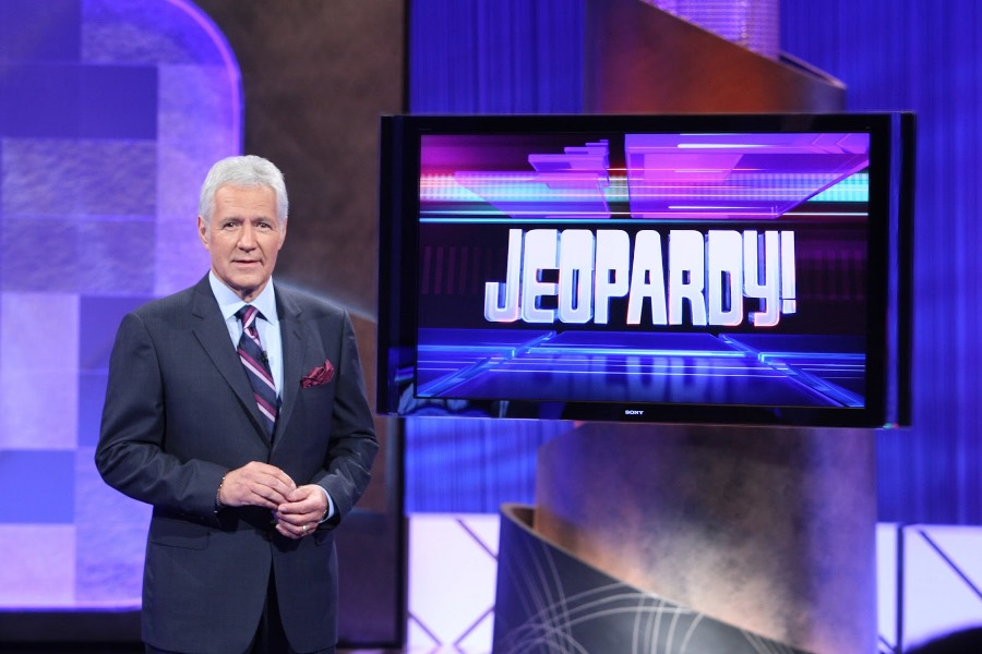 Alex Trebek hosts “Jeopardy!”