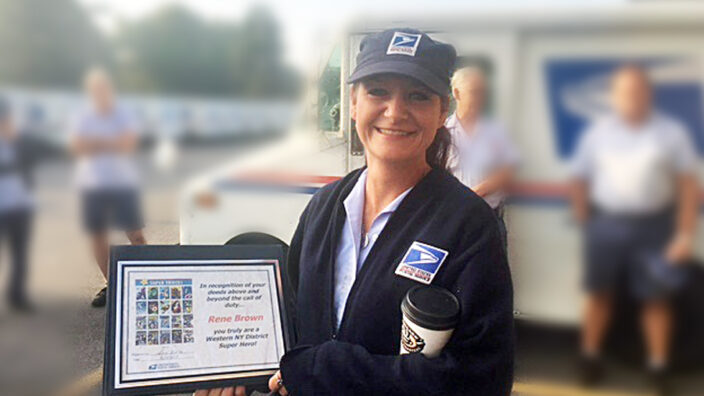 Williamsville, NY, Letter Carrier Rene Brown