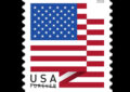 Folded American flag