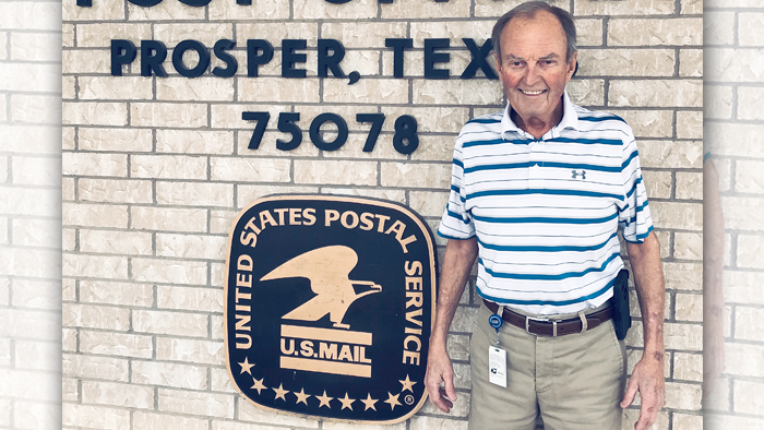 Prosper, TX, Postmaster Jim Spradley