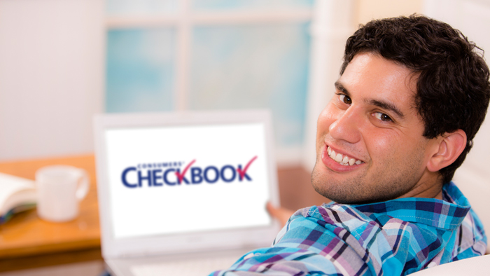 Notebook showing CheckBook feature