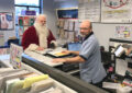 Employee and Santa